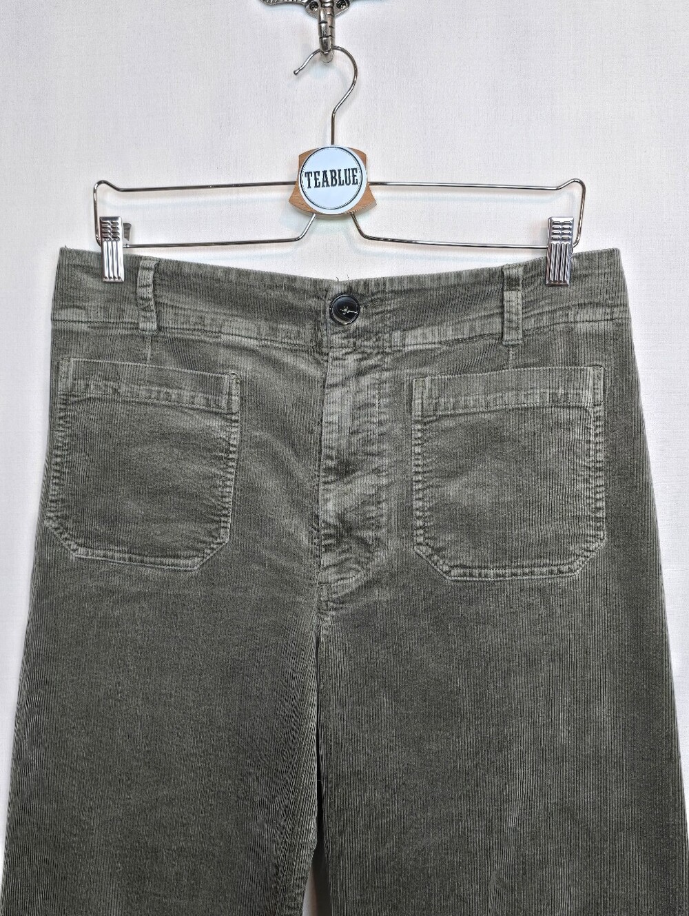 Maeve Colette Corduroy Crop Wide-Leg Pants 32 Retro - Picture 8 of 13
